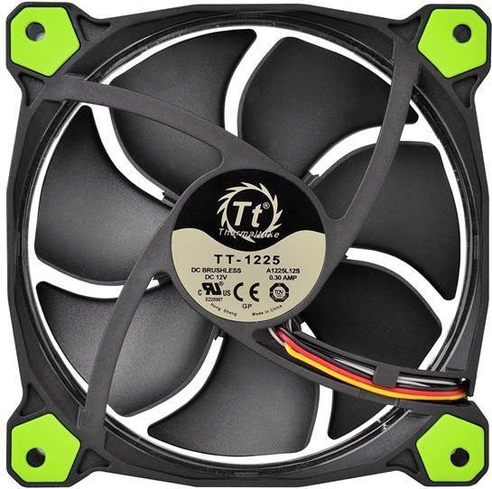 Thermaltake Riing LED Fan, 120 mm, Green - Thumbnail 3