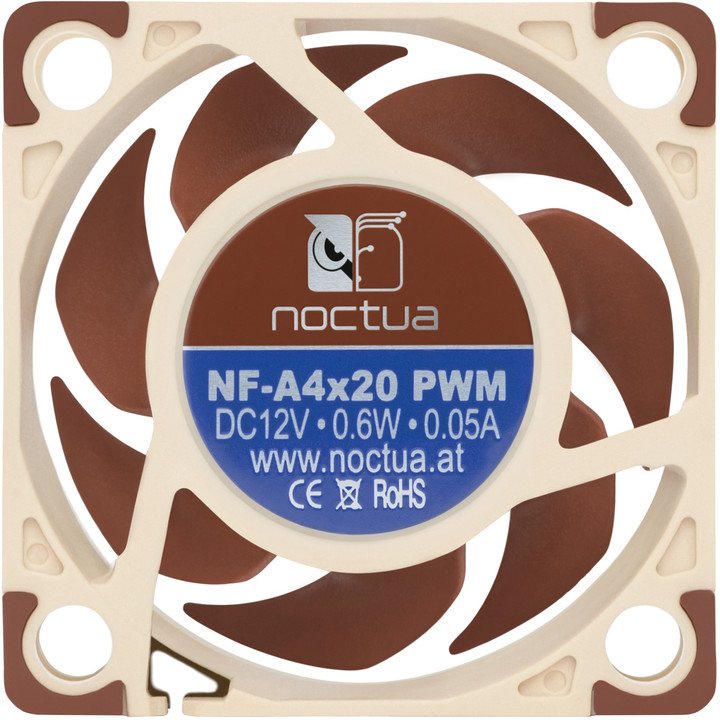 Noctua NF-A4x20-PWM Ventilator, 40x40x20mm, Kafe - Image 1