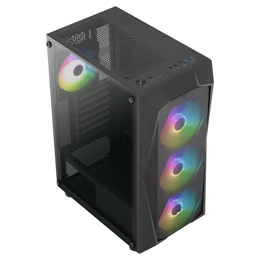 Aerocool PGS Falcon-A-BK-V1 Case, Black - Thumbnail 3