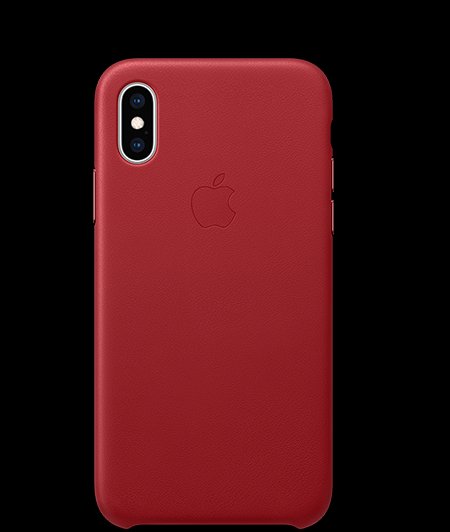 Apple iPhone XS Max Case, Red - Image 1