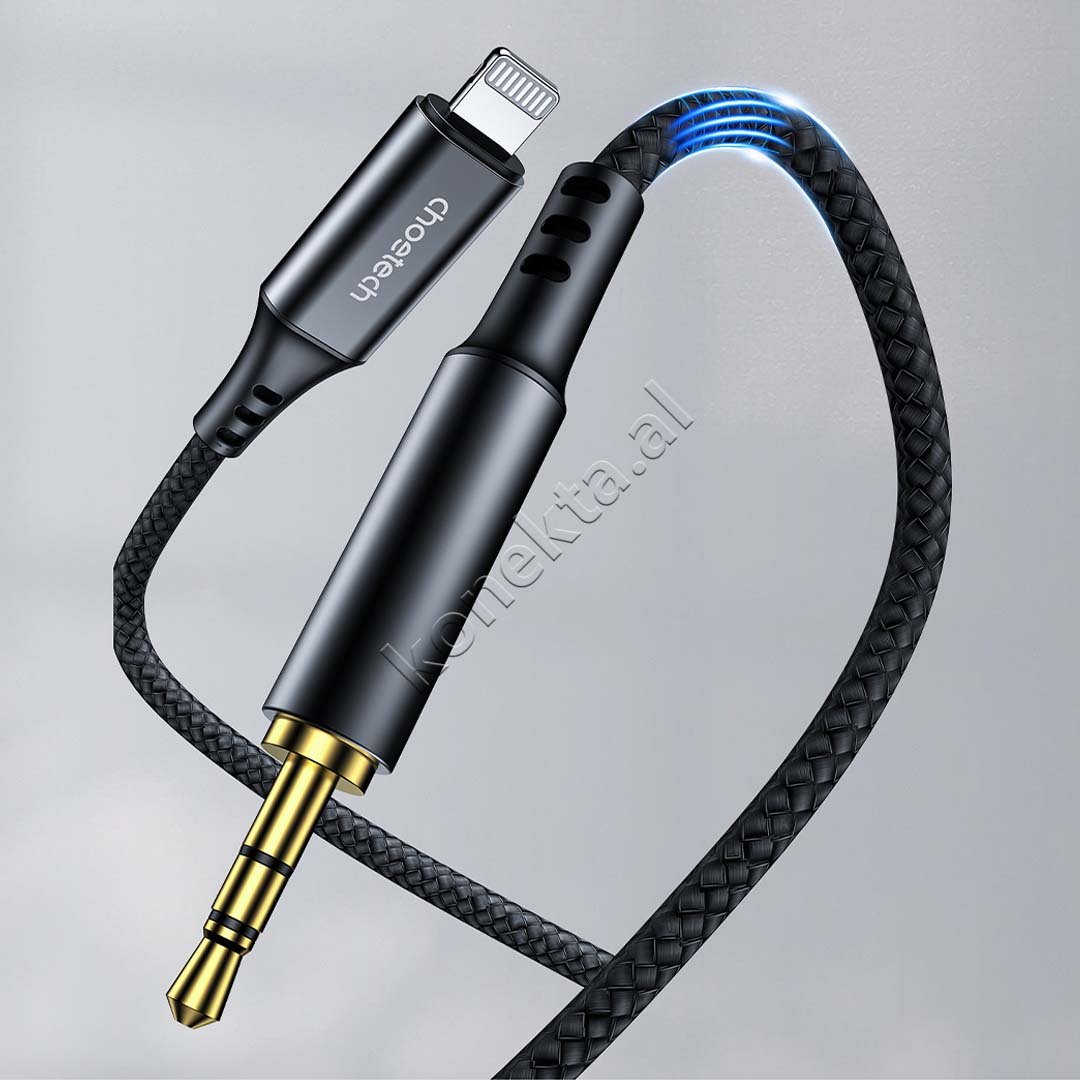 Choetech Aux Cable 3.5mm to Lightning 1m - Thumbnail 2