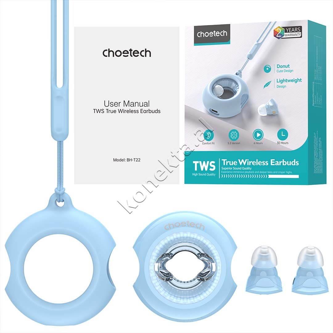 Choetech Bluetooth Headphones, Blue, Violet - Thumbnail 9
