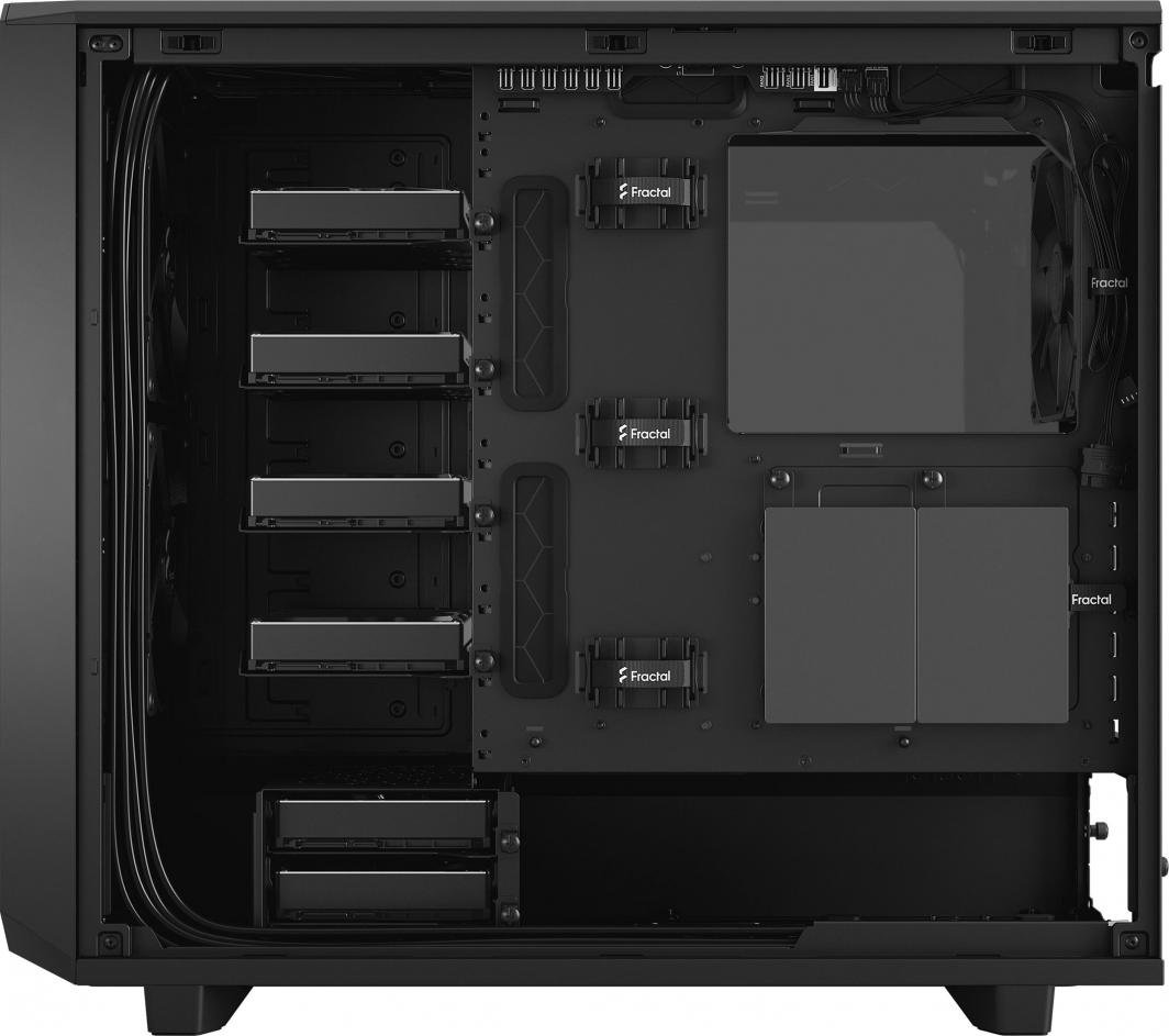 Fractal Design Meshify 2 TG Light Tint Case, Black, Midi Tower - Thumbnail 19