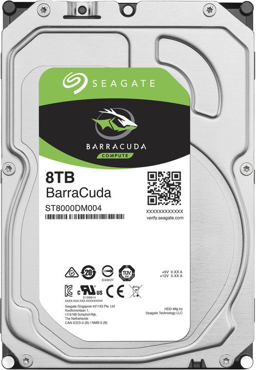 Seagate BarraCuda Hard Disk, 8TB - Image 1