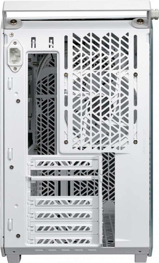 Cooler Master Qube 500 Flatpack Case, White, Midi Tower - Thumbnail 5
