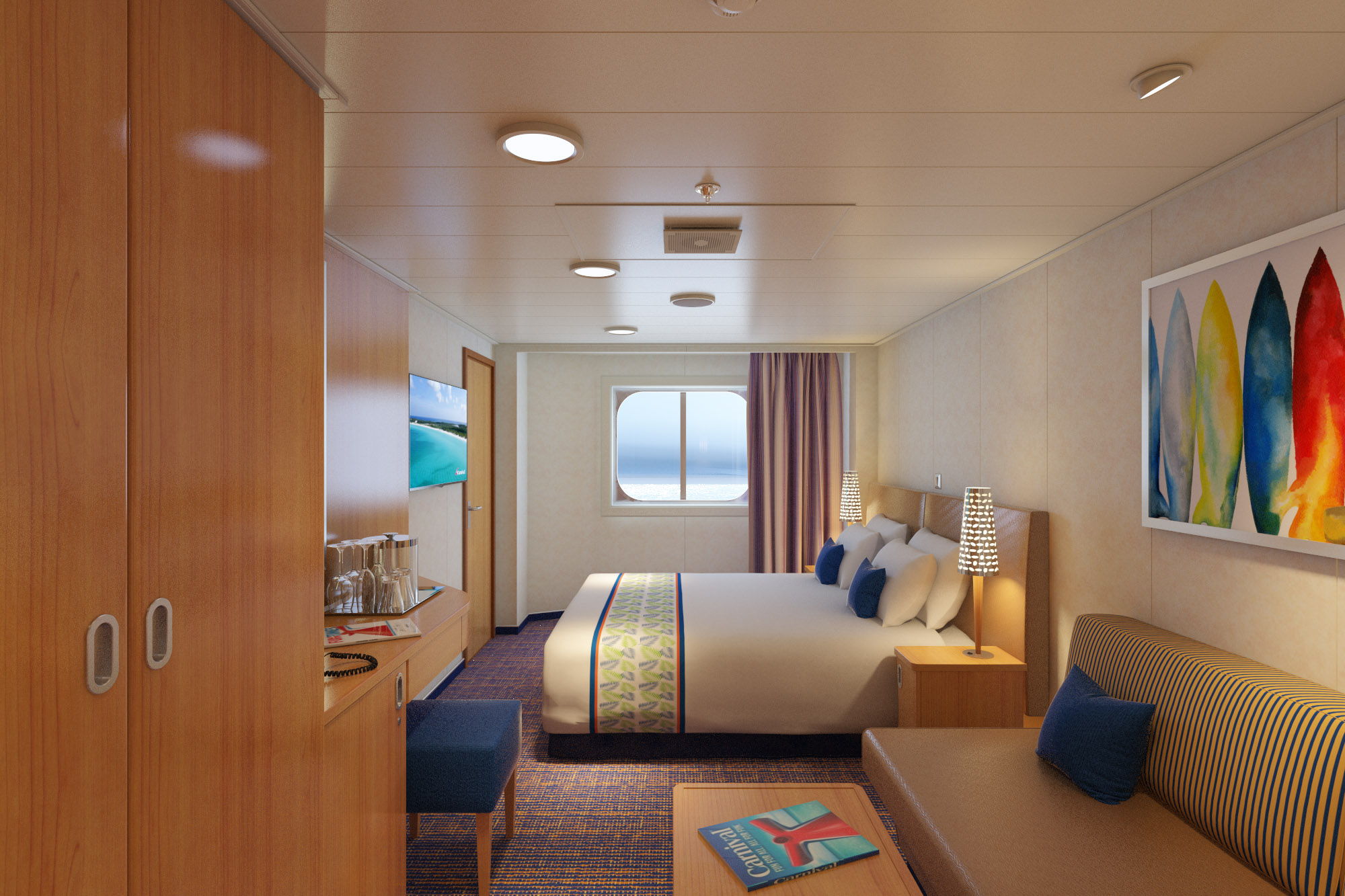 Family Harbor Deluxe Stateroom Ocean View