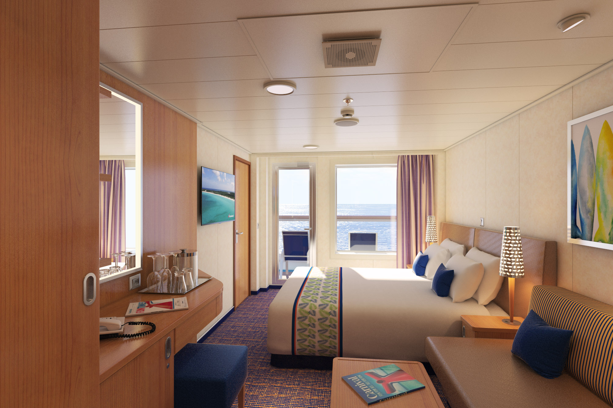 Havana Premium Stateroom with Balcony