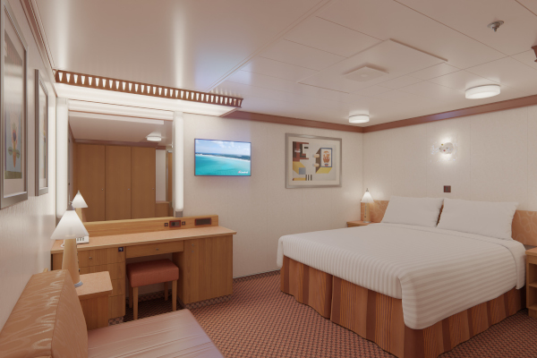Interior Stateroom with window (obstructed view)