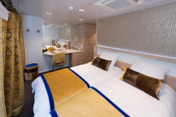 Cat B Stateroom Outside Upper Deck Single