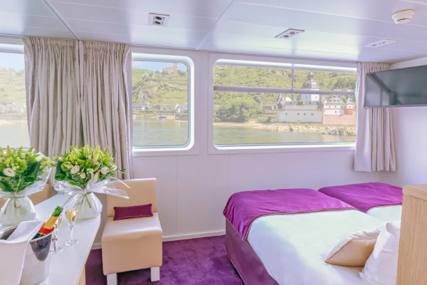 Cat B Stateroom Outside Upper Deck