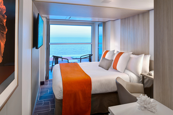 Edge Single Stateroom with infinite Veranda