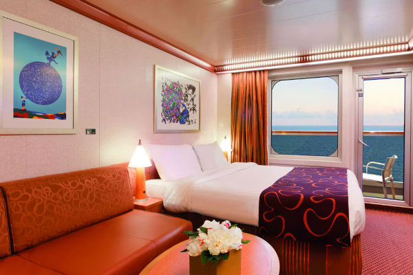Balcony stateroom ocean view