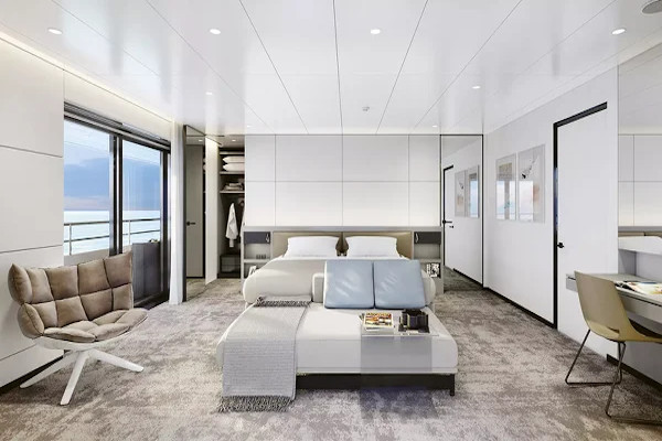 Cabina Yacht Suite sulla Emerald Azzurra