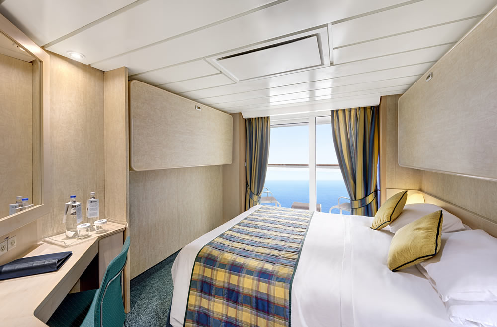 Cabina Bella Balcony sulla MSC Lirica