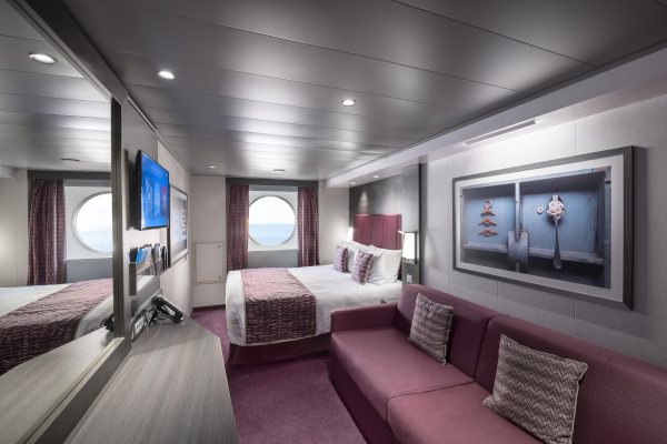 Cabina Deluxe Outside MSC Meraviglia