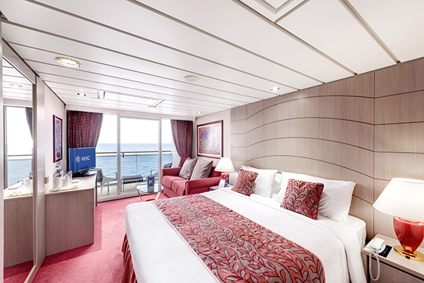 Junior Suite Aurea a bordo MSC Opera