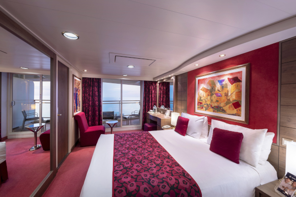 Cabina Deluxe Balcony sulla MSC Orchestra