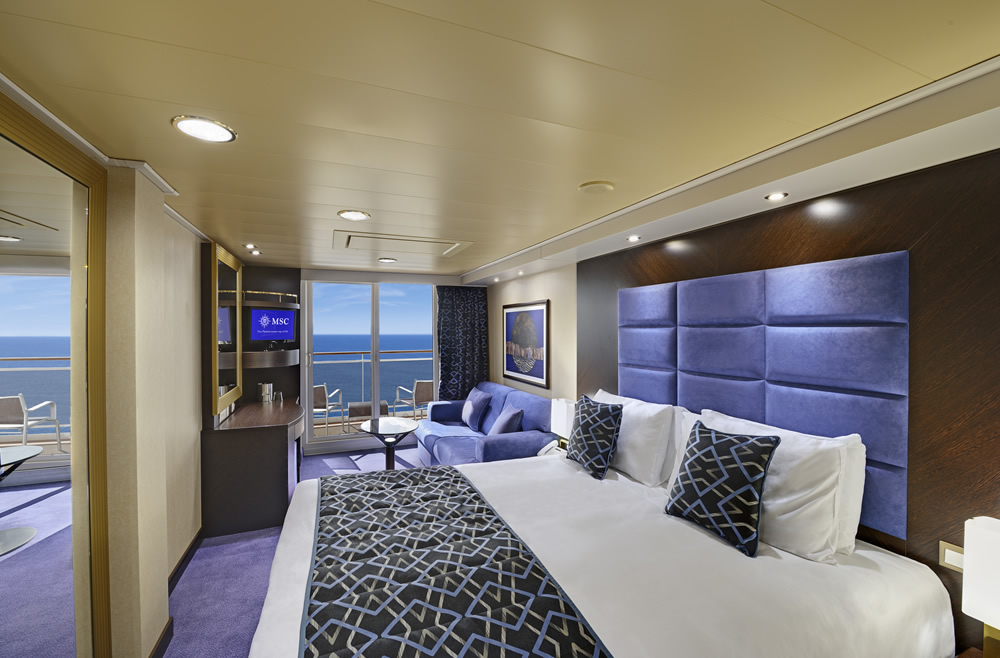 Cabina Junior Balcony MSC Preziosa