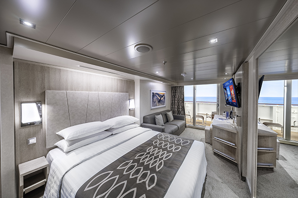 Cabina Vista Balcone Bella sulla MSC Seashore
