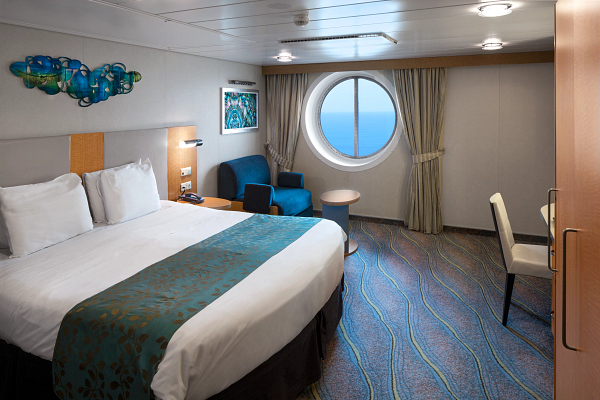 Outside Stateroom with ocean view guaranteed