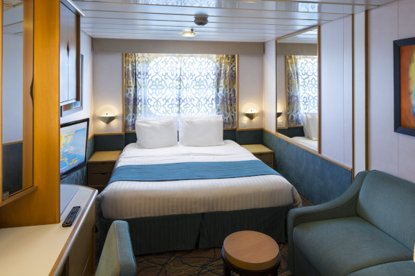 Outside Ocean View Stateroom connected