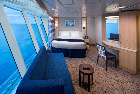 Outside Panoramic spacious Stateroom ocean view