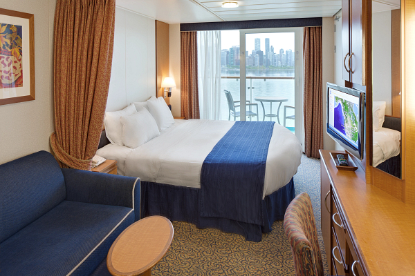 Ocean view balcony stateroom