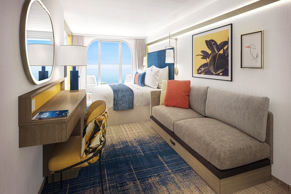 Balcony stateroom connected