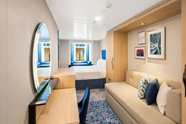 Inside stateroom Central park view
