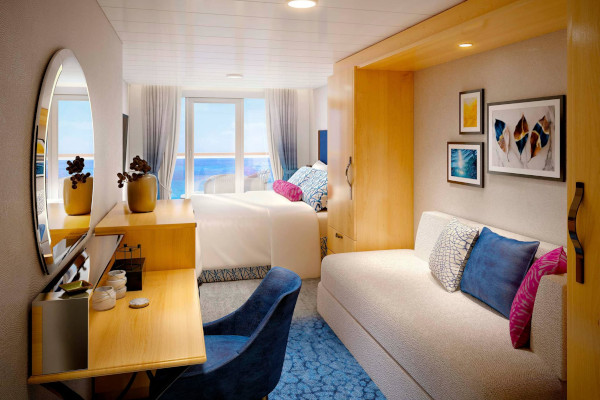Balcony stateroom Ultra spacious Ocean view