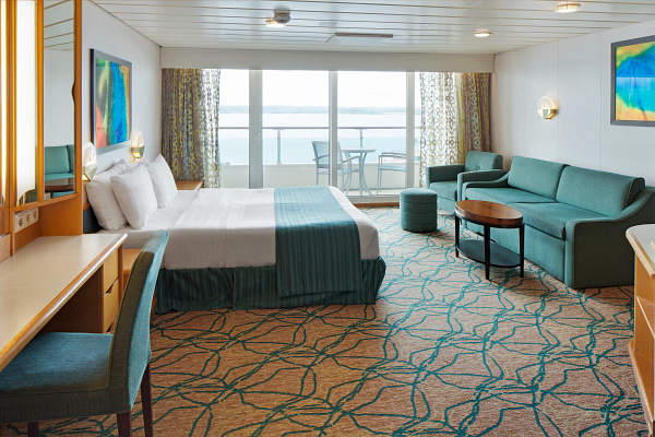 Spacious Balcony Stateroom with ocean view