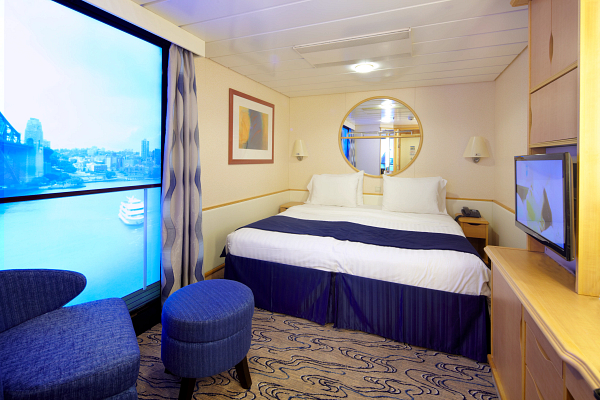 Interior Stateroom Virtual Balcony