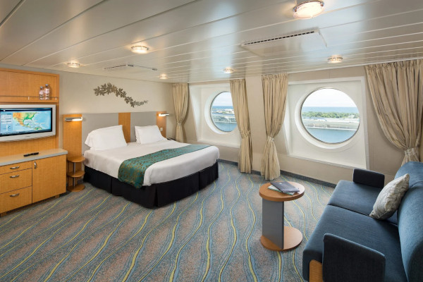 Spacious outside stateroom ocean view