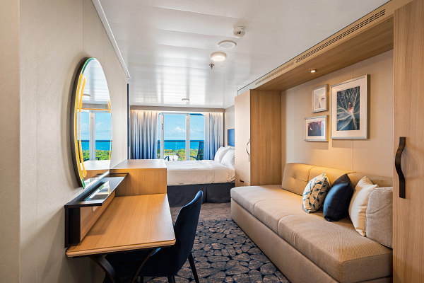 Ocean view balcony stateroom