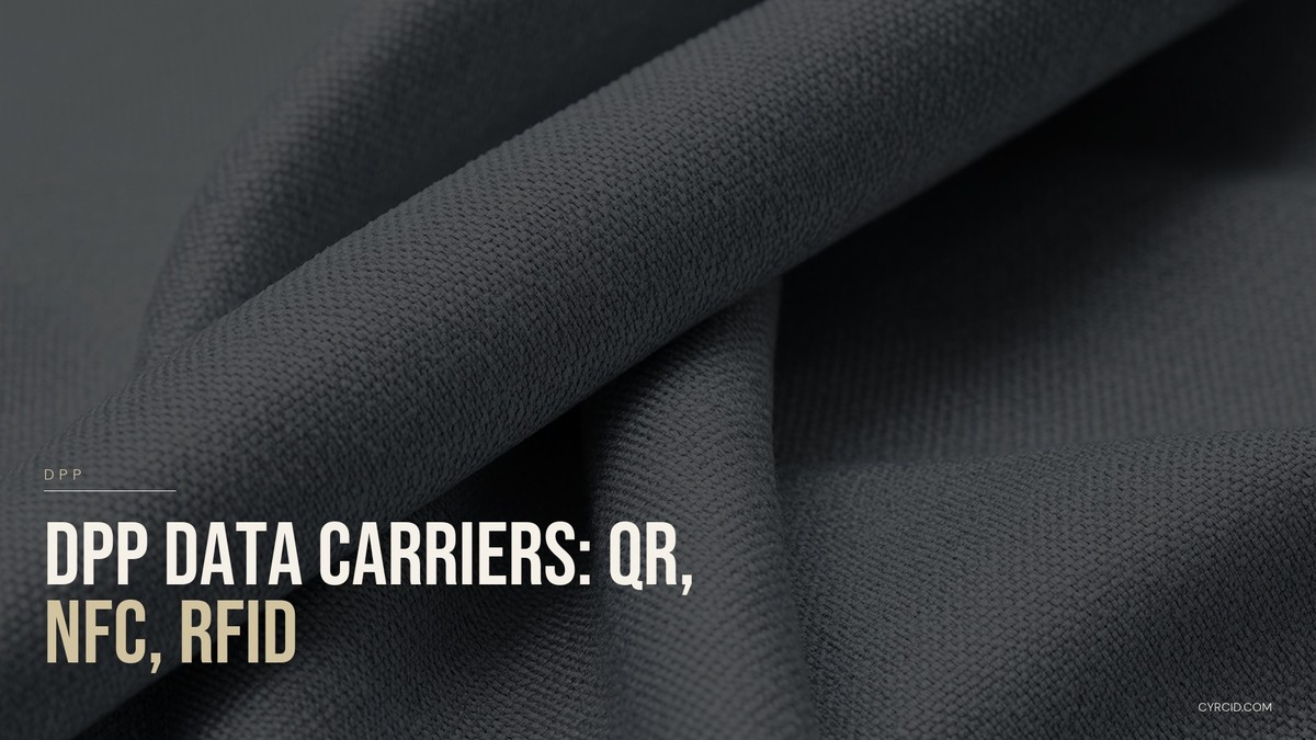 DPP Data Carriers: QR, NFC, RFID