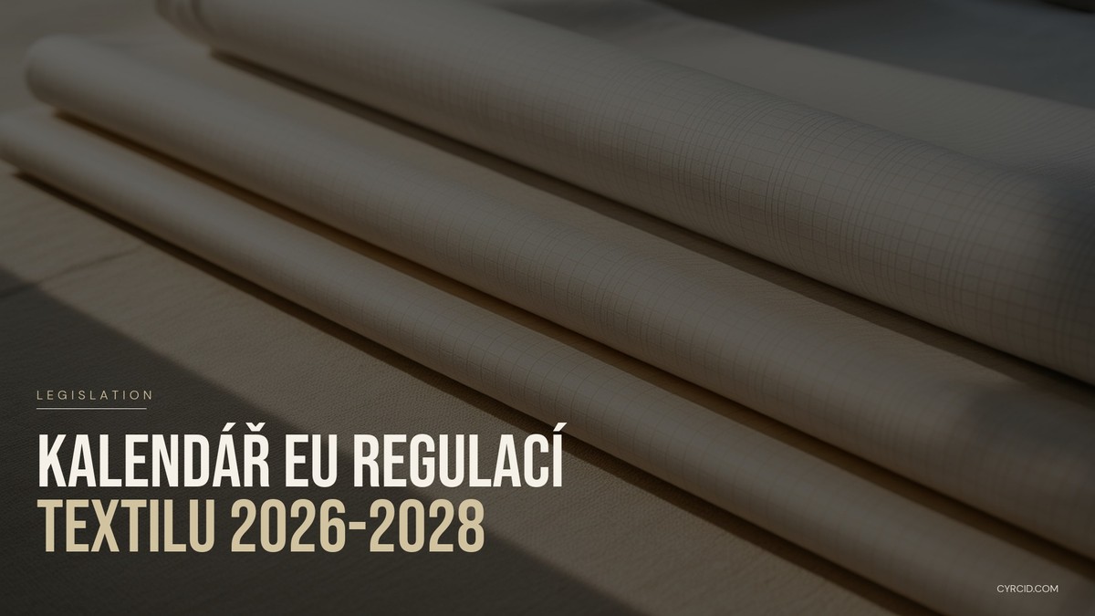 Kalendář EU regulací textilu 2026-2028