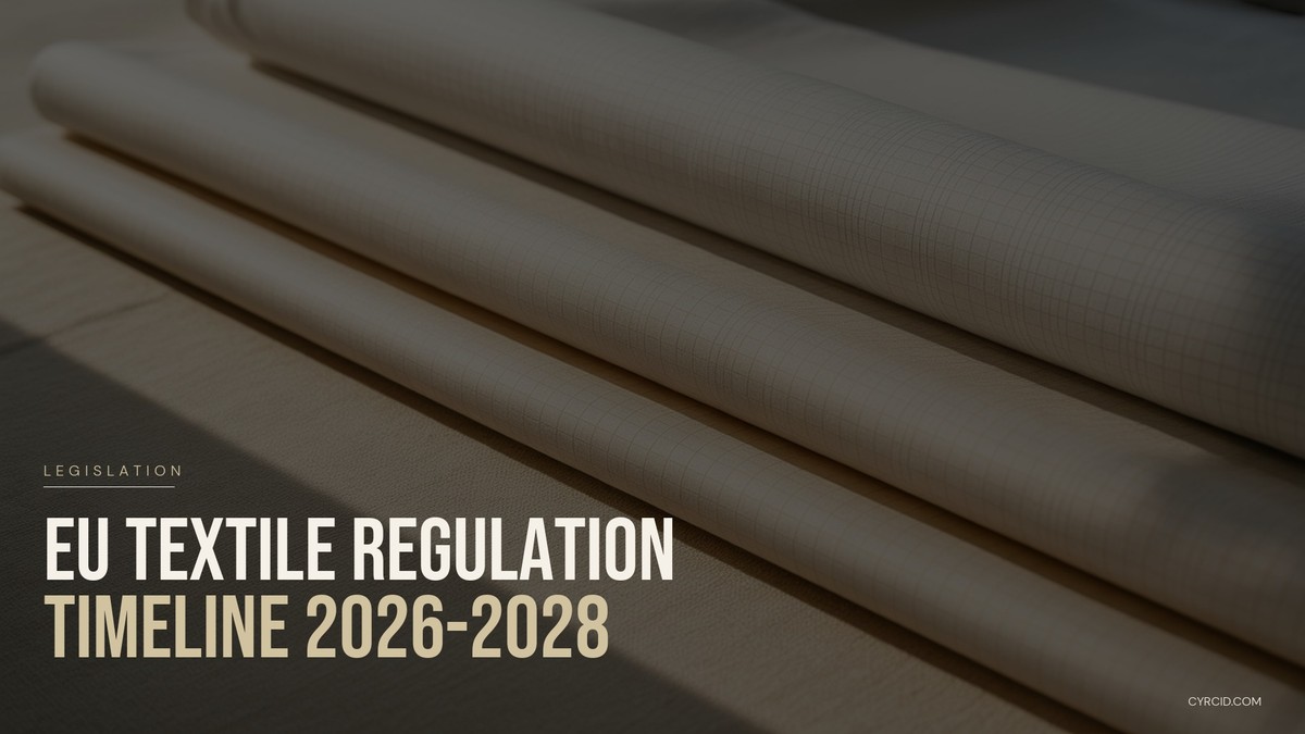 EU Textile Regulation Timeline 2026-2028