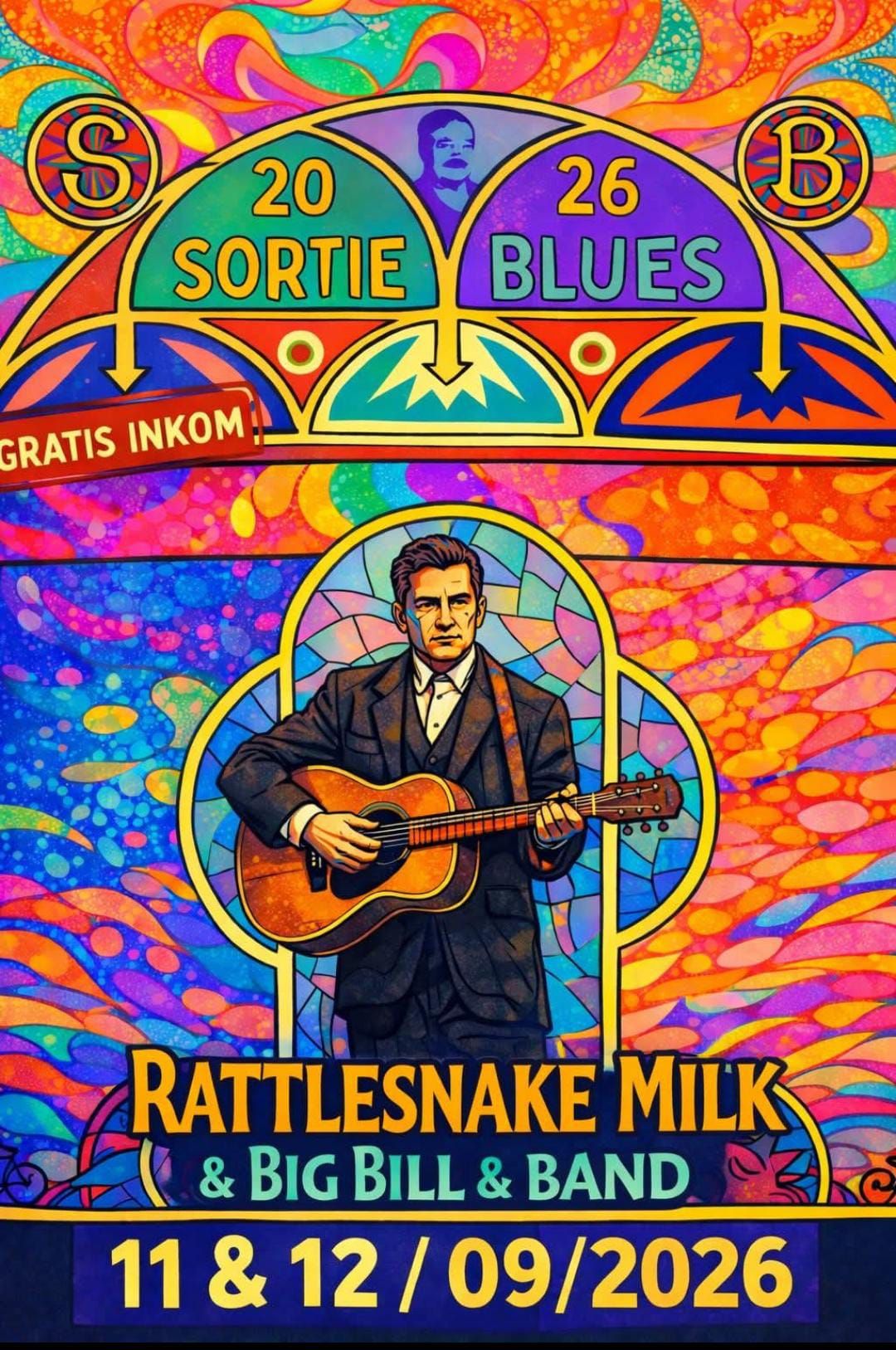 Sortie Blues maakt eerste namen bekend