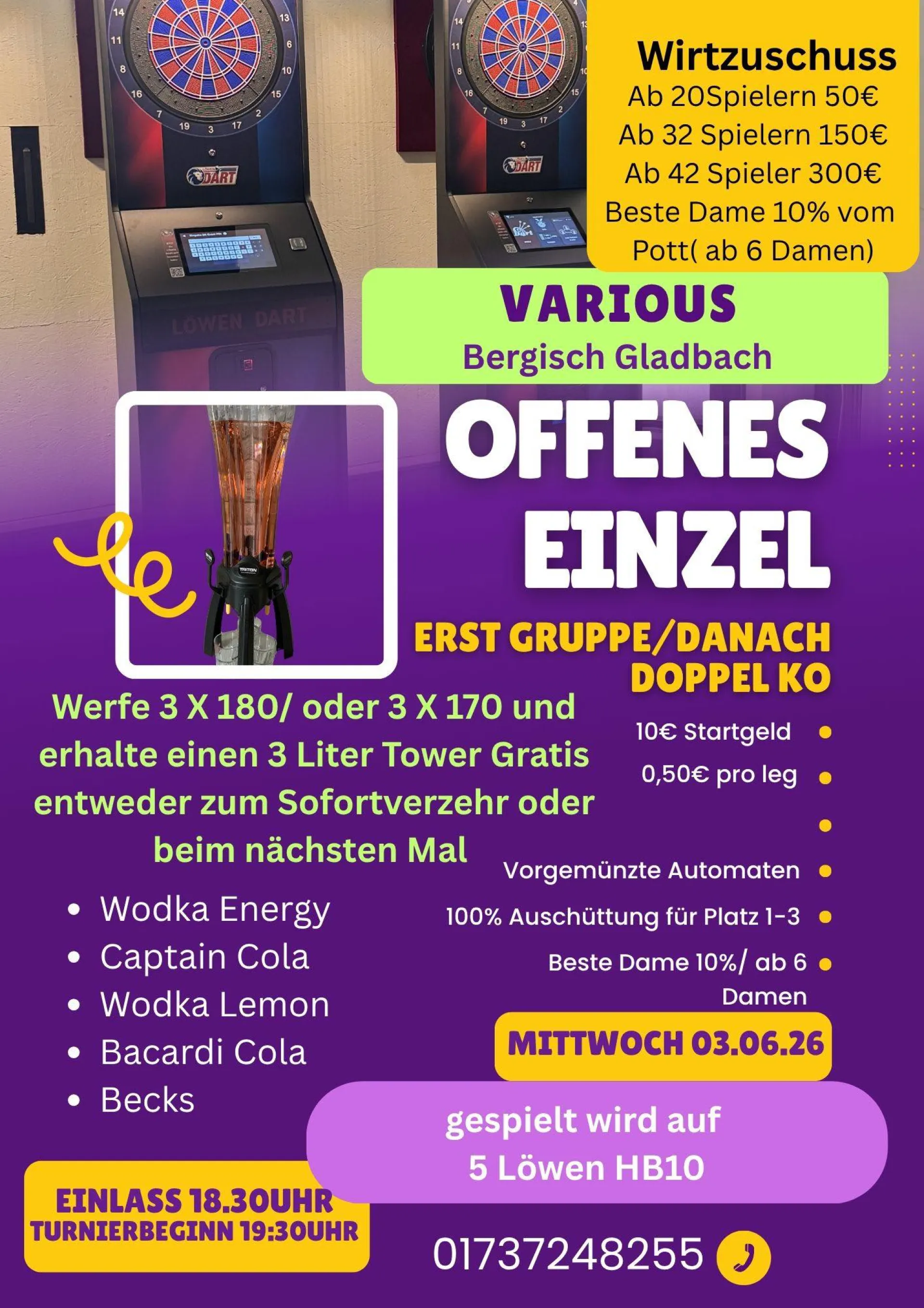Offenes Einzel
