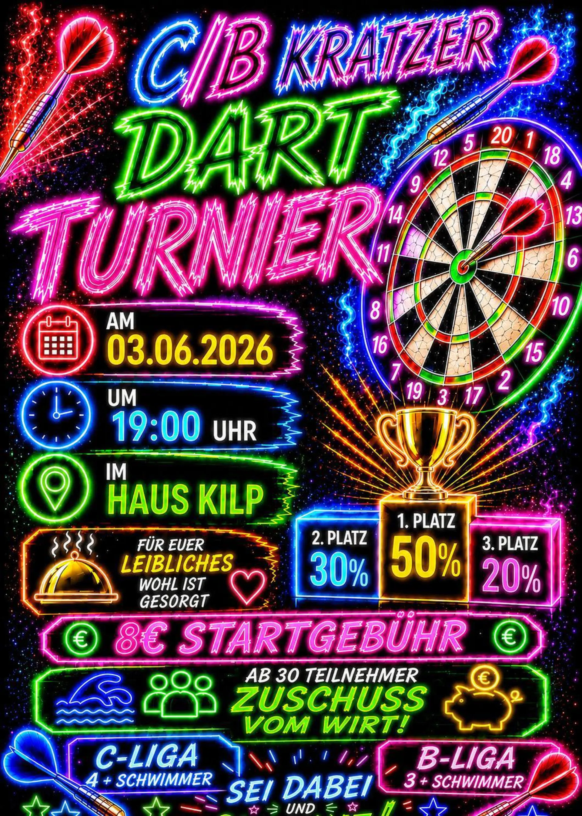 C/B Kratzer Dart Turnier