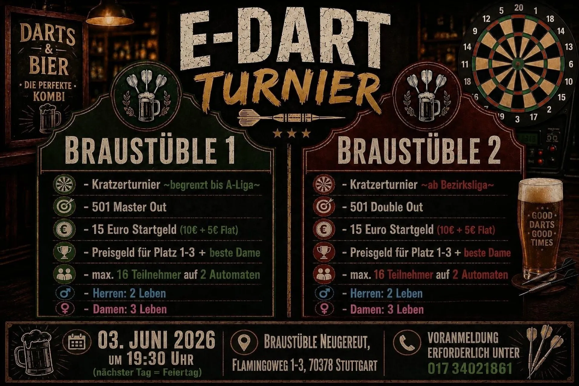 E-Dart Turnier