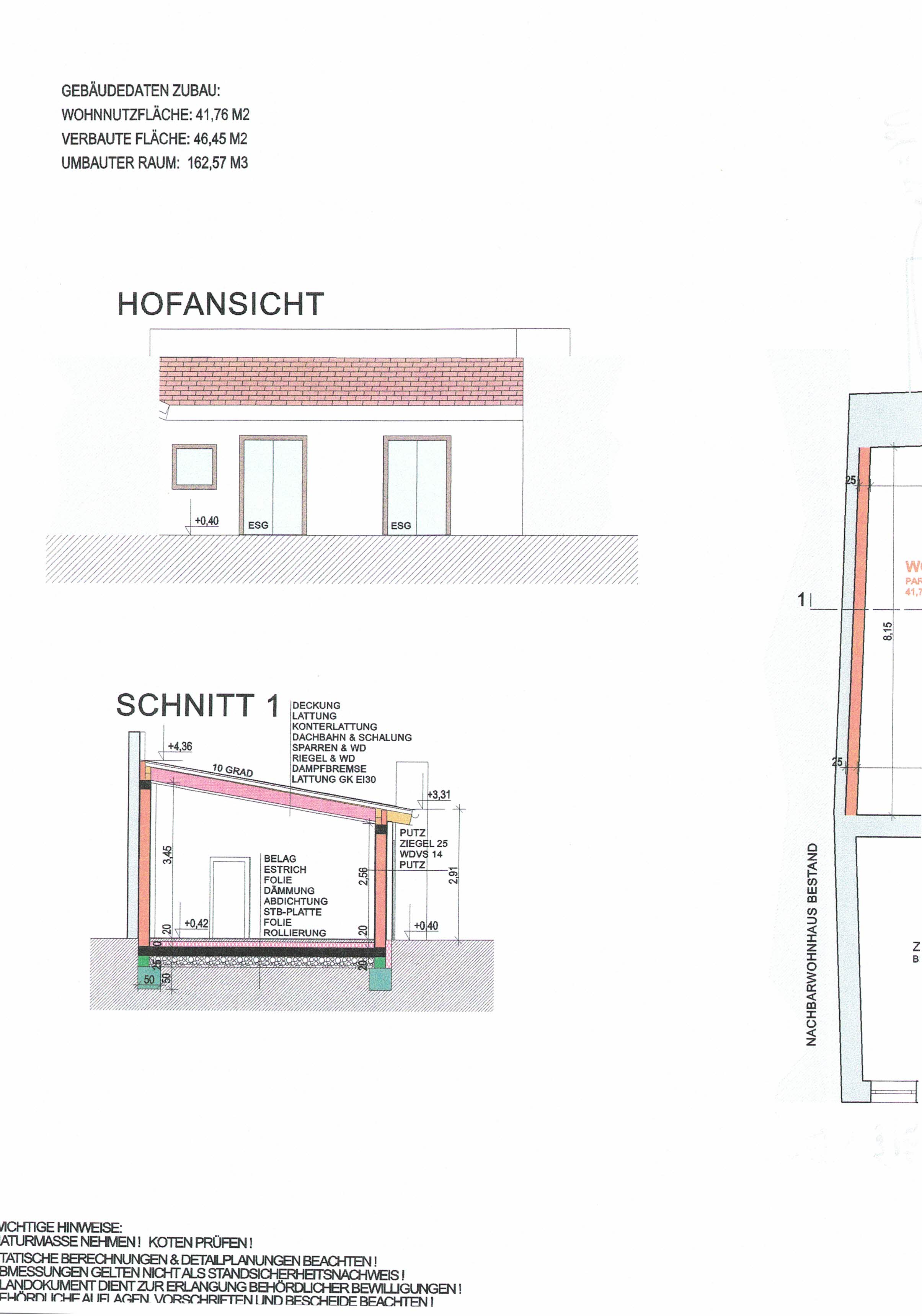 Ansicht / Schnitt