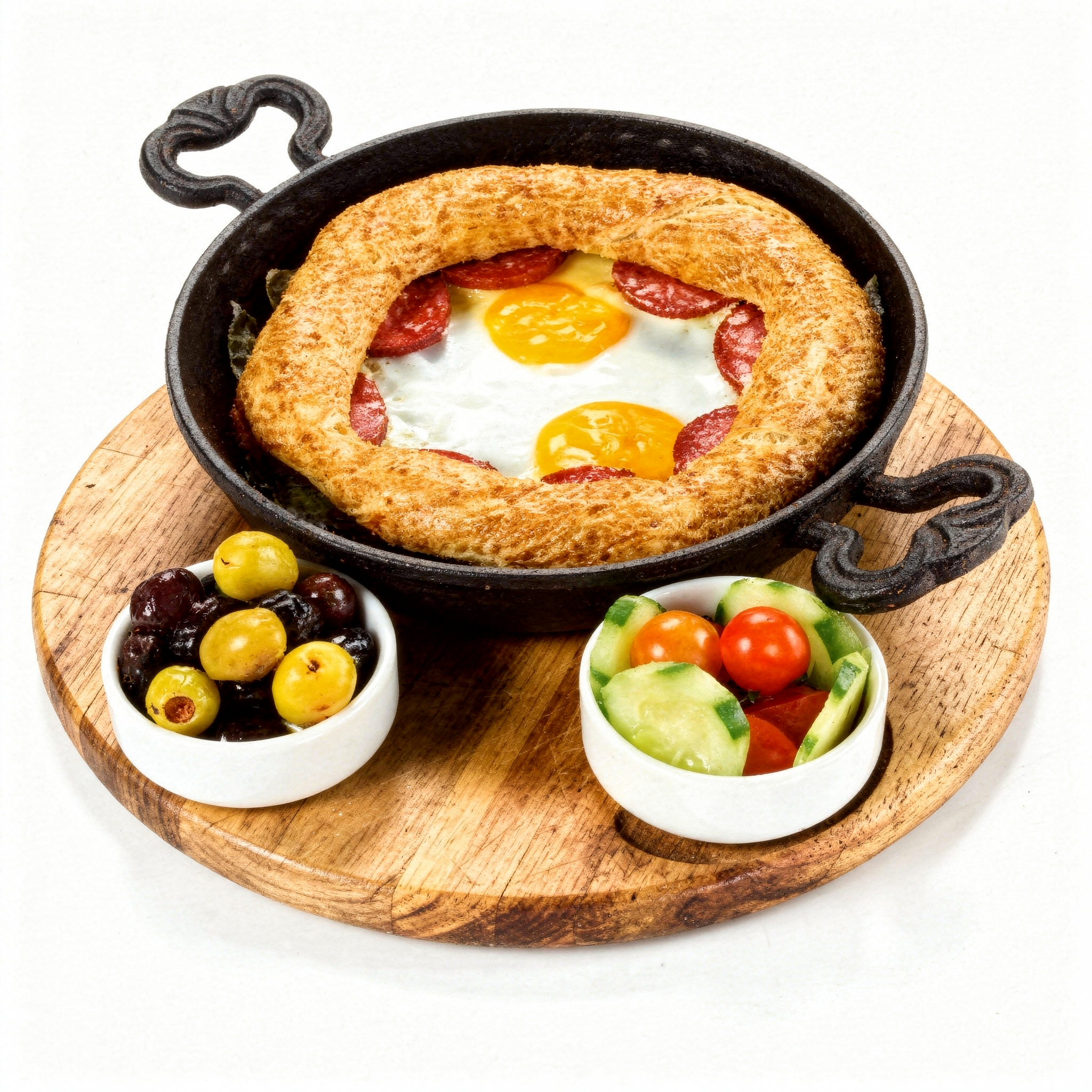 Simit mit Ei und Sucuk Gouda