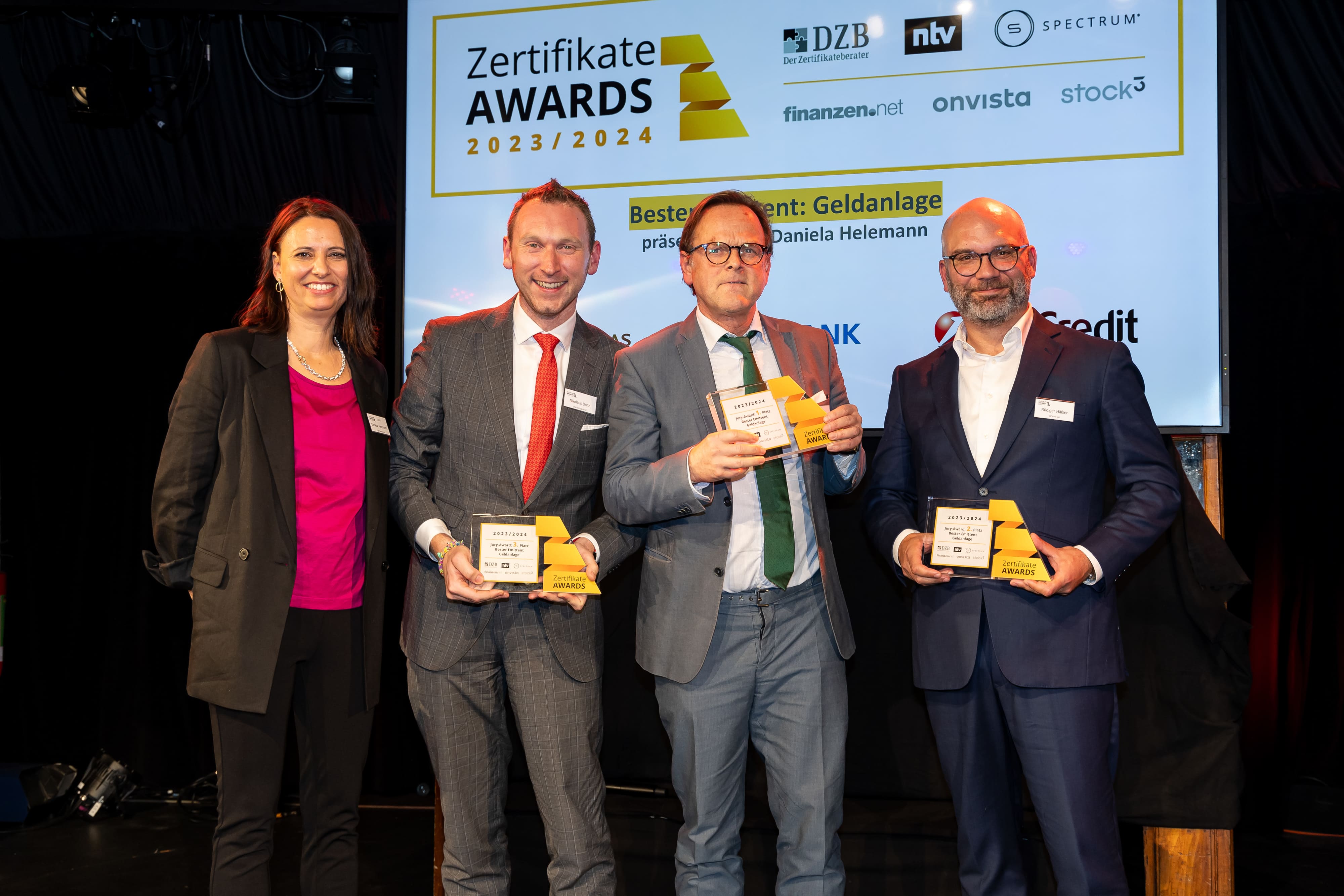 Gewinnerfoto Bester Emittent: Geldanlage