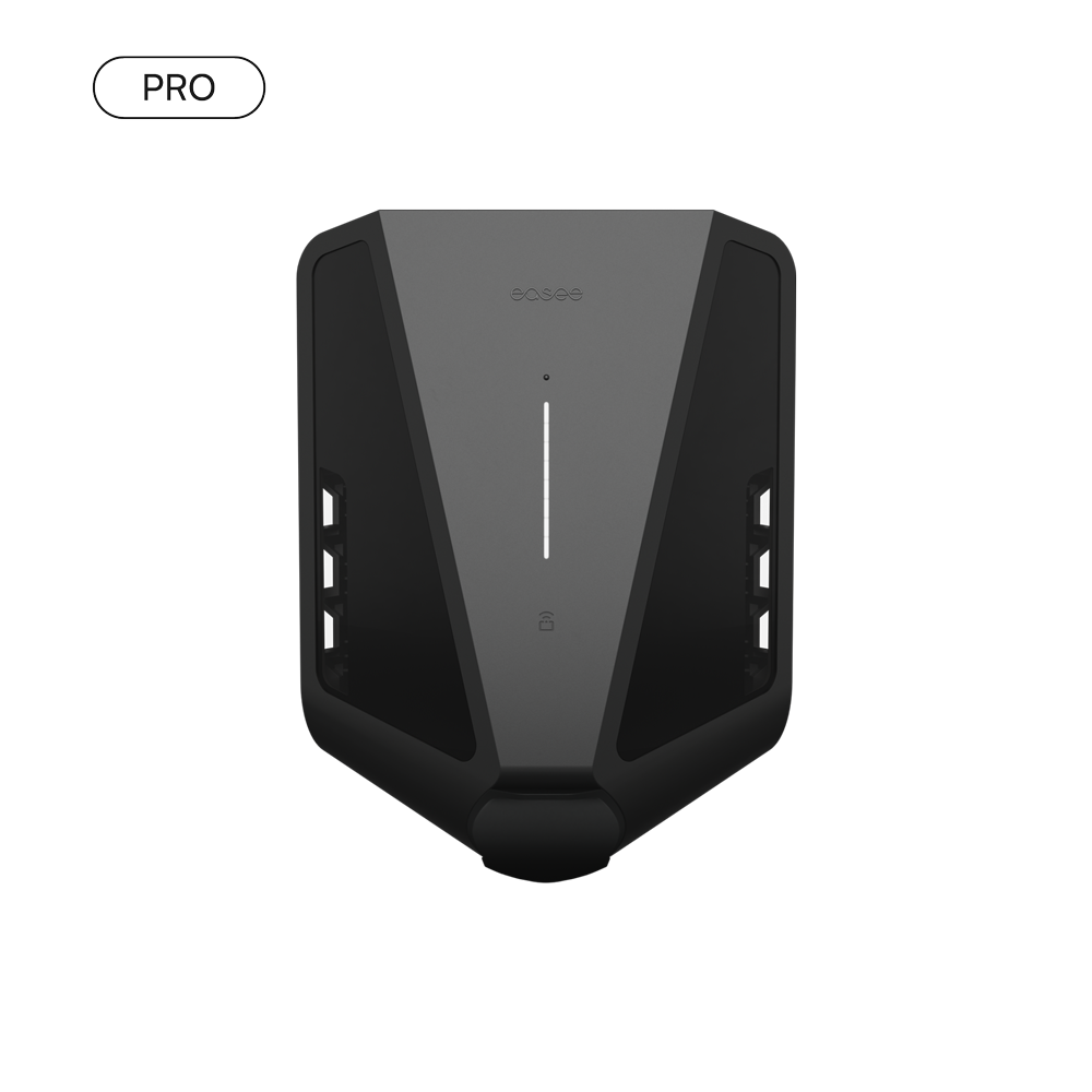 Easee Charge Pro (bis 22 kW) mit Ladesteckdose