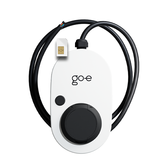 go-e Charger Gemini 2.0 Wallbox (bis 11 kW, LTE) mit Ladesteckdose