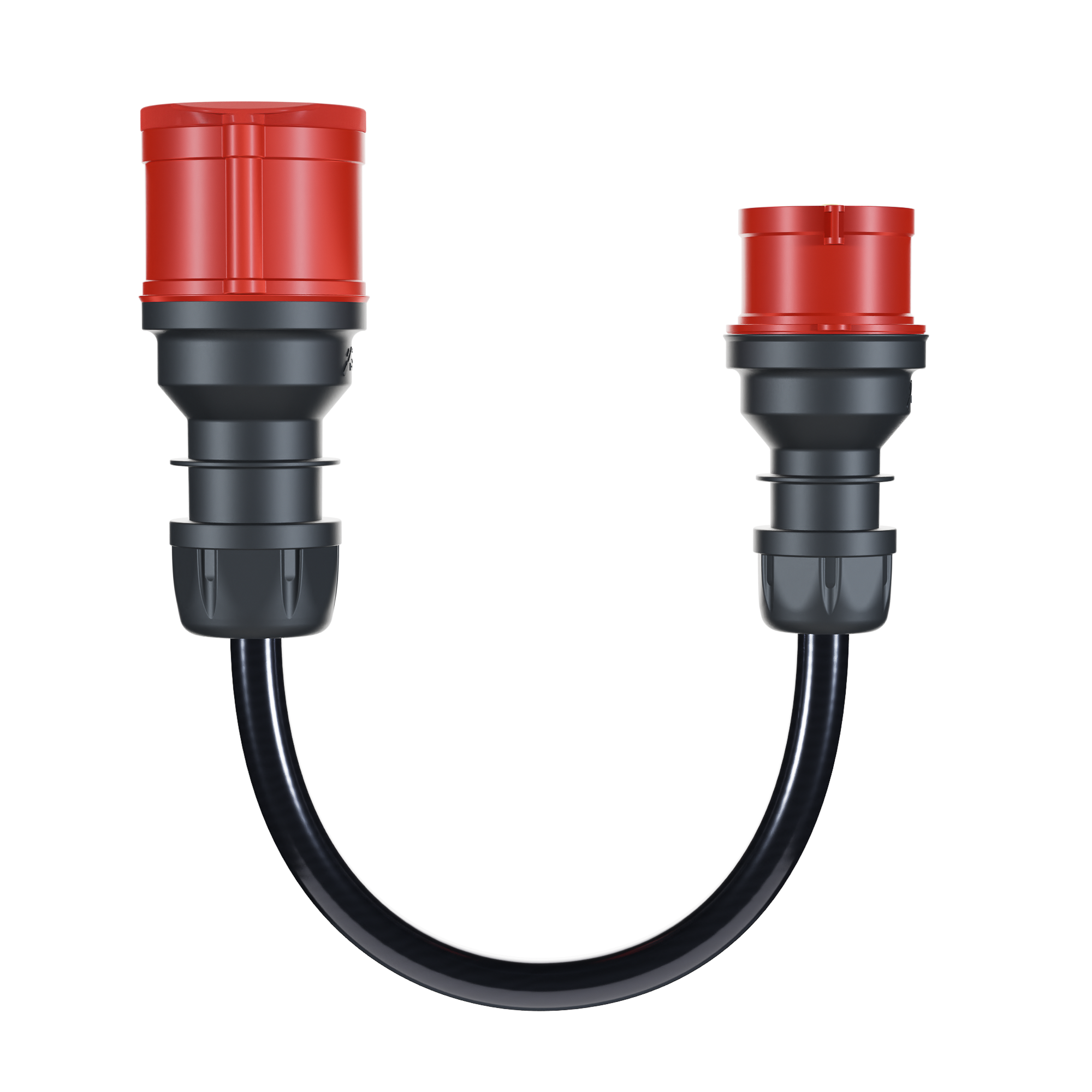 go-e Adapter für go-e Charger Gemini (22 kW) CEE rot 32 A auf CEE rot 16 A
