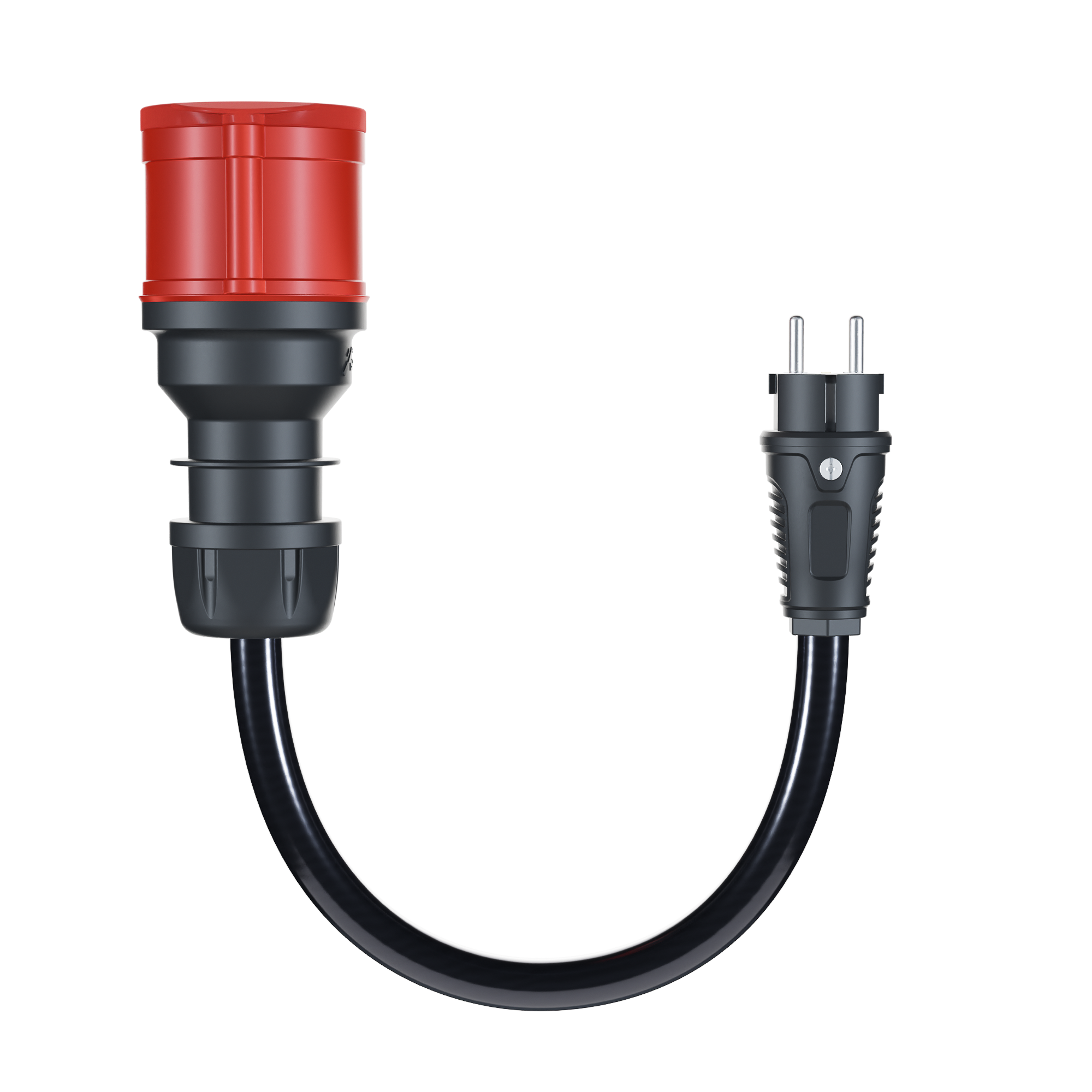 go-e Adapter für go-e Charger Gemini flex (22 kW) CEE 32 A auf Schuko