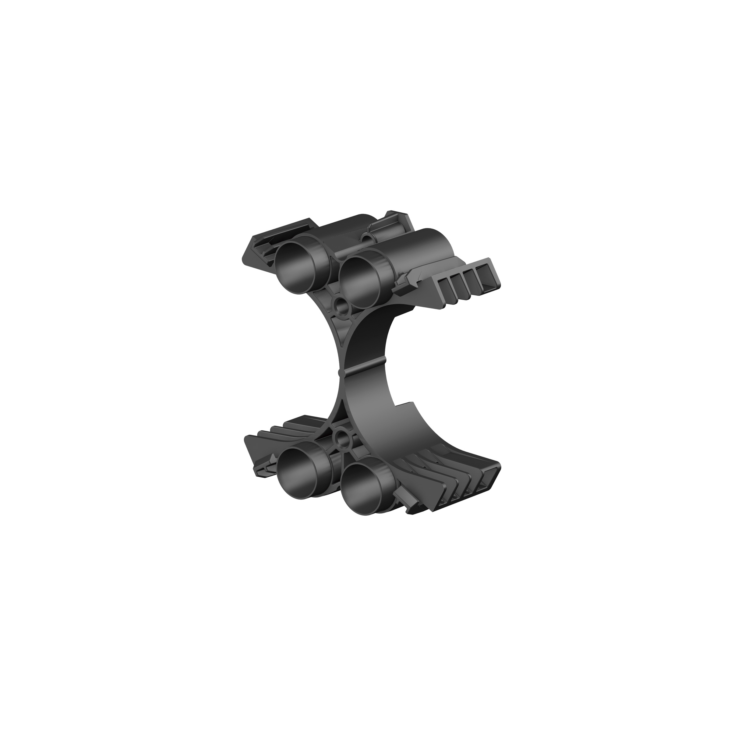 Ein DOYMAfix Zwischensegment zur Verlängerung von Hauseinführungen für größere Wandstärken