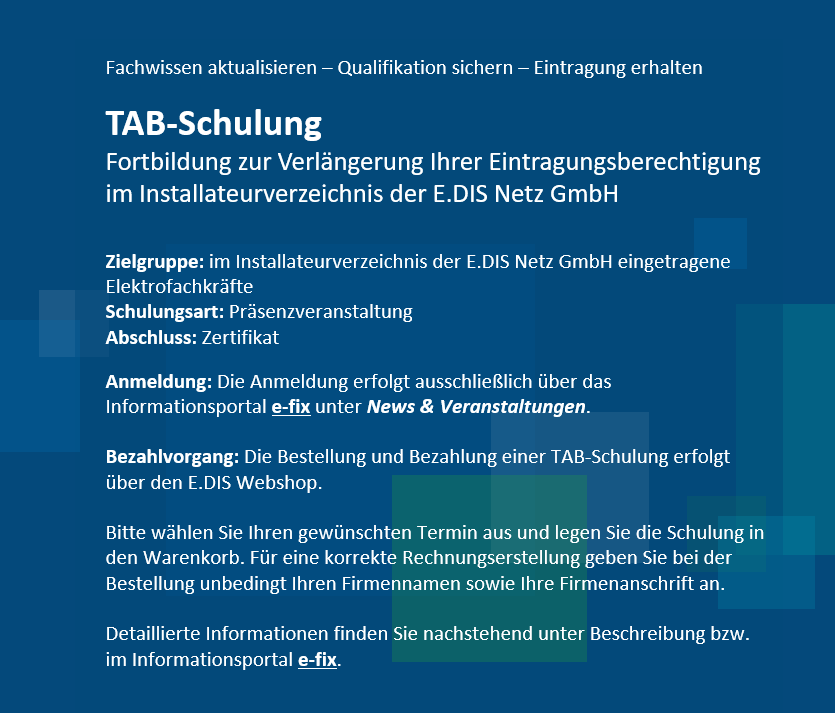 NS-TAB Schulung